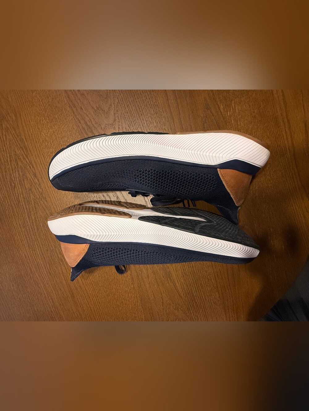 Johnston & Murphy Men's Miles Knit Navy Blue Sneakers Size 14 - Picture 8 of 10
